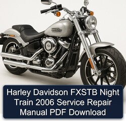2006 Harley Davidson Fxstb Night Train Service Repair Workshop Manual PDF