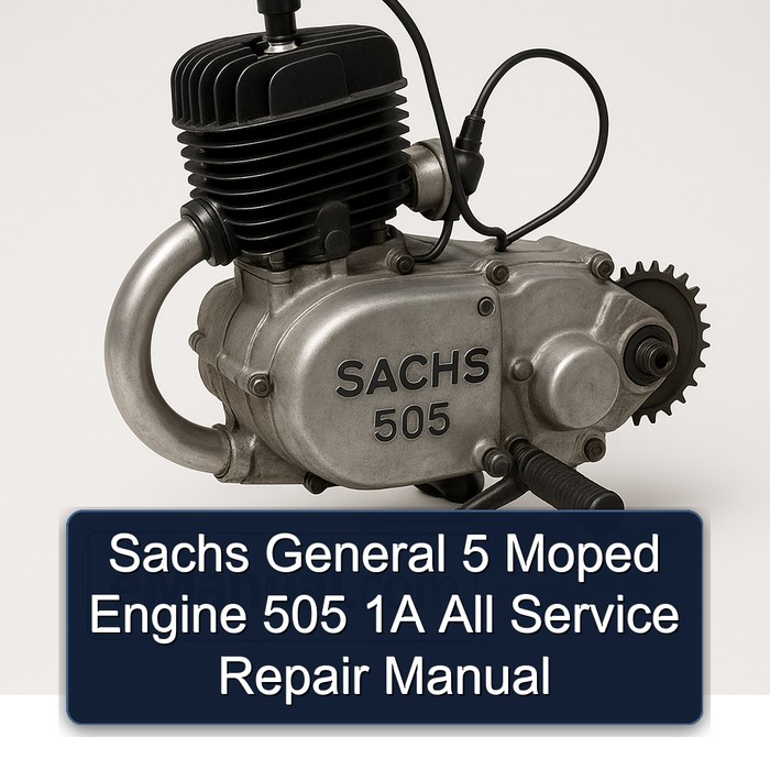 Sachs 505 General 5 Moped Engine 1A All Service Repair Workshop Manual PDF