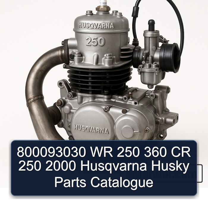 2000 Husqvarna 250 800093030 WR 360 CR Husky Parts Catalog PDF