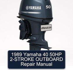 1989 Yamaha 40 50HP 2-stroke Outboard Service Repair Workshop Manual PDF