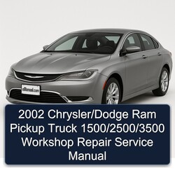 2002 Dodge SRT 10 Chrysler/ RAM Pickup Truck 1500/2500/3500 Service Repair Workshop Manual PDF