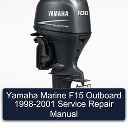 1998-2001 Yamaha Marine F15 Outboard Service Repair Workshop Manual PDF