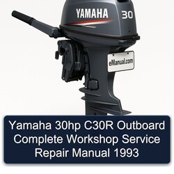 1993 Yamaha 30HP C30R Outboard Service Repair Workshop Manual PDF