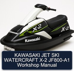 Kawasaki JET SKI Watercraft X-2 JF800-A1 Service Repair Workshop Manual PDF