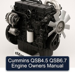 Cummins ISB / Isbe QSB Series Qsb4.5 Qsb6.7 Engine Owners Owner's Manual PDF