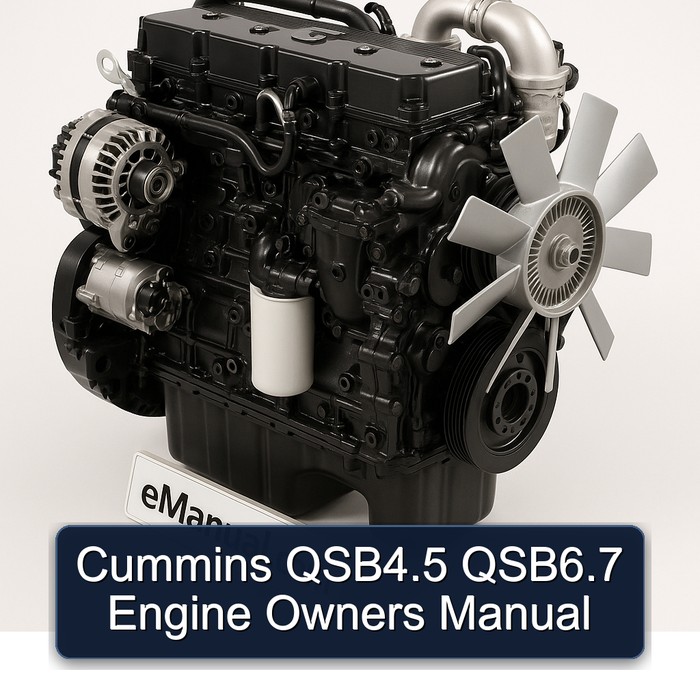Cummins ISB / Isbe QSB Series Qsb4.5 Qsb6.7 Engine Owners Owner's Manual PDF