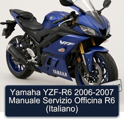 2006-2007 Yamaha YZF Models YZF-R6 - Manuale Servizio Officina R6 (ITALIANO) Service Repair Workshop Manual PDF