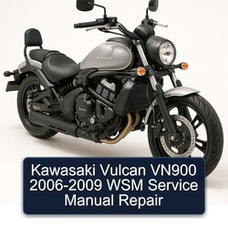 2006-2009 Kawasaki Vulcan VN900 - WSM Service Repair Workshop Manual PDF