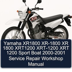 2000-2001 Gilera XRT Yamaha XR1800 XR-1800 XR 1800 XRT1200 -1200 1200 Sport Boat Service Repair Workshop Manual PDF
