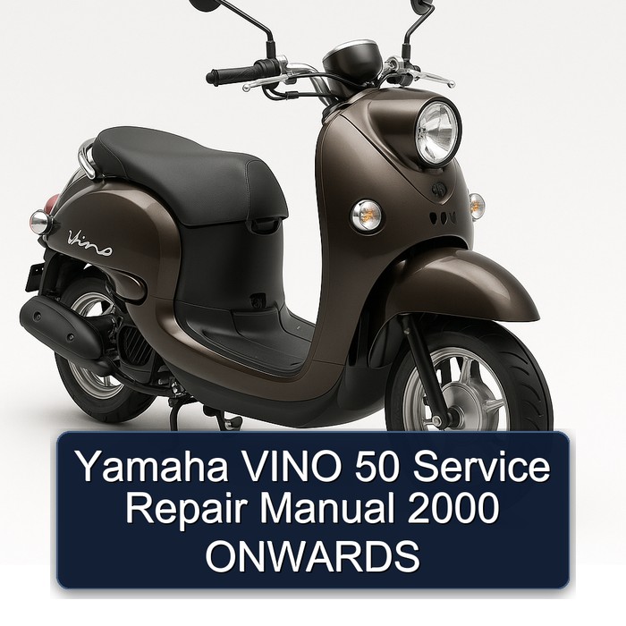 2000 Yamaha Vino 50 Onwards Service Repair Workshop Manual PDF