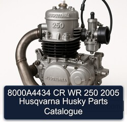 2005 Husqvarna 250 8000a4434 CR WR Husky Parts Catalog PDF