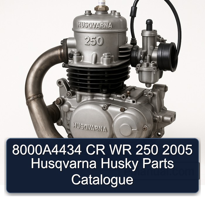 2005 Husqvarna 250 8000a4434 CR WR Husky Parts Catalog PDF