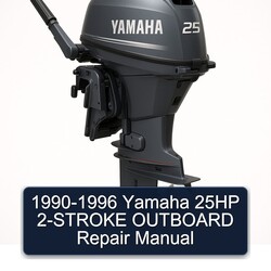 1990-1996 Yamaha 25HP 2-stroke Outboard Service Repair Workshop Manual PDF