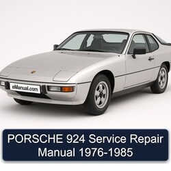 PORSCHE 924 Service Repair Manual  1976-1985