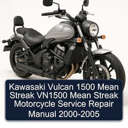 2000-2005 Kawasaki Vulcan 1500 Mean Streak VN1500 Motorcycle Service Repair Workshop Manual PDF