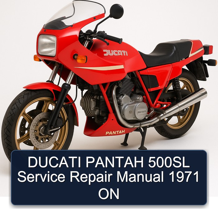 1971 Ducati Pantah 500SL ON Service Repair Workshop Manual PDF