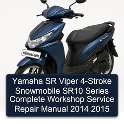 2014-2015 Yamaha SR Viper 4-stroke Snowmobile SR10 Series Service Repair Workshop Manual PDF
