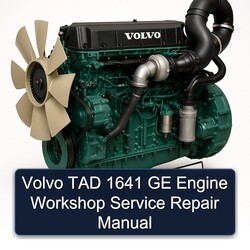 Volvo TAD 1641 GE Engine Service Repair Workshop Manual PDF