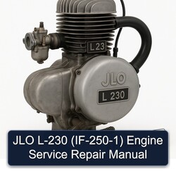 JLO L 230 L-230 (IF-250-1) Engine Service Repair Workshop Manual PDF
