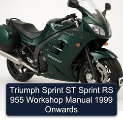 1999 Triumph Sprint ST RS 955 Onwards Service Repair Workshop Manual PDF