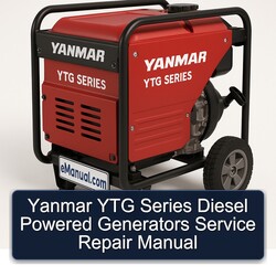 Yanmar YTG Series Diesel Powered Generators Service Repair Workshop Manual PDF