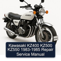 1983-1985 Kawasaki KZ Series KZ400 KZ500 KZ550 Service Repair Workshop Manual PDF