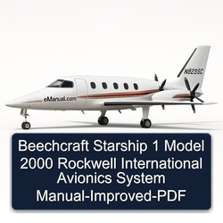2000 Beechcraft Starship 1 Model Rockwell International Avionics System -improved Service Repair Workshop Manual PDF