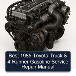 1985 MAN Best Toyota Truck 4-runner Gasoline Service Repair Workshop Manual PDF