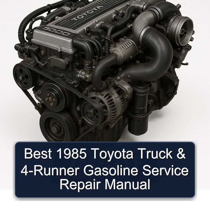 1985 MAN Best Toyota Truck 4-runner Gasoline Service Repair Workshop Manual PDF