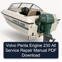 Volvo Penta Engine 230 All Service Repair Workshop Manual PDF