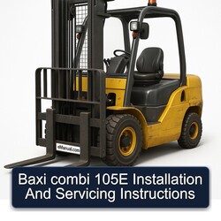 Baxi Combi 105E Installation Servicing Service Repair Workshop Manual PDF