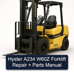 Hyster A234 W60Z Forklift Parts Catalog PDF