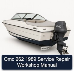 1989 Omc 262 Service Repair Workshop Manual PDF