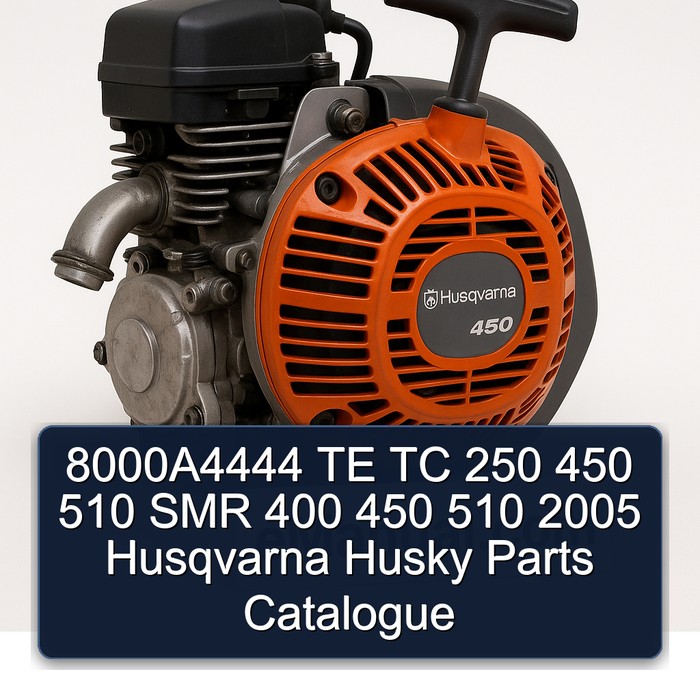 2005 Husqvarna 450 8000a4444 TE TC 250 510 SMR 400 Husky Parts Catalog PDF