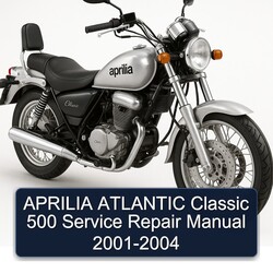 2001-2004 Aprilia Atlantic Classic 500 Service Repair Workshop Manual PDF