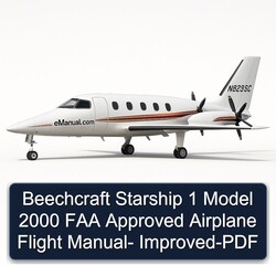 2000 Beechcraft Starship 1 Model FAA Approved Airplane Flight - Improved Service Repair Workshop Manual PDF
