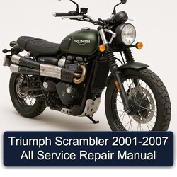 2001-2007 Triumph Scrambler All Service Repair Workshop Manual PDF