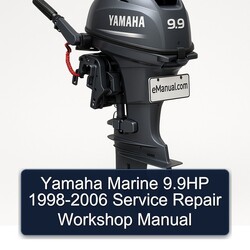 1998-2006 Yamaha Marine 9.9hp Service Repair Workshop Manual PDF