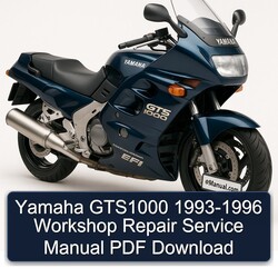 1993-1996 Yamaha GTS1000 Service Repair Workshop Manual PDF