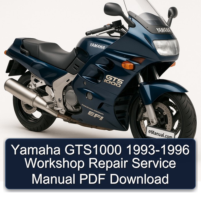 1993-1996 Yamaha GTS1000 Service Repair Workshop Manual PDF