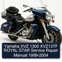 1999-2004 Yamaha XVZ Models 1300 XVZ13TF Royal Star Service Repair Workshop Manual PDF