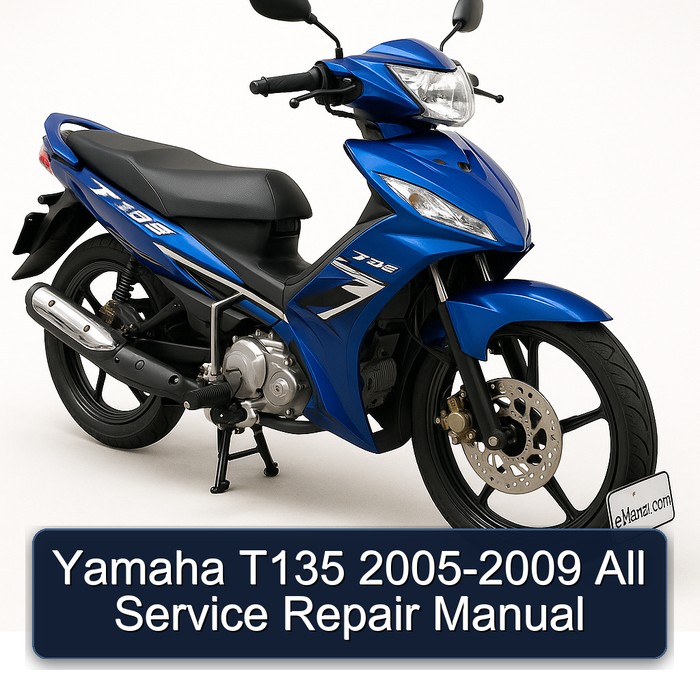 2005-2009 Yamaha T135 All Service Repair Workshop Manual PDF
