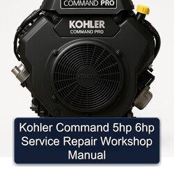 Kohler Command Pro Models 5HP 6HP Service Repair Workshop Manual PDF