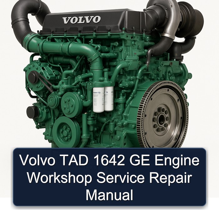 Volvo TAD 1642 GE Engine Service Repair Workshop Manual PDF