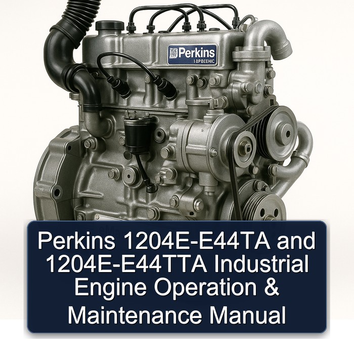 Perkins 100 Series 1204E-E44TA 1204e-e44tta Industrial Engine Operation Service Repair Workshop Manual PDF