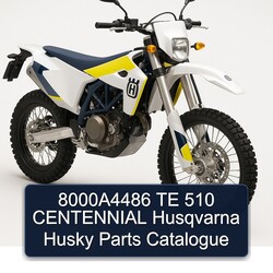 Husqvarna TE Models 8000a4486 510 Centennial Husky Parts Catalog PDF