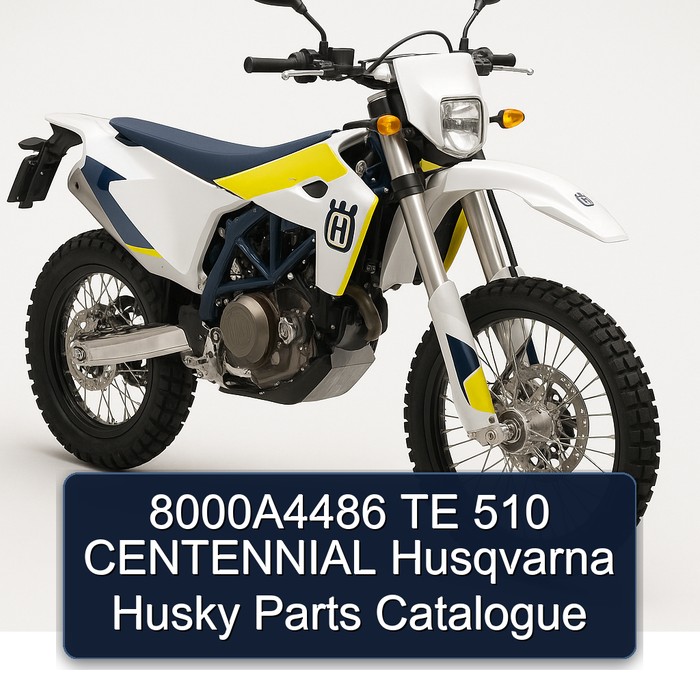 Husqvarna TE Models 8000a4486 510 Centennial Husky Parts Catalog PDF