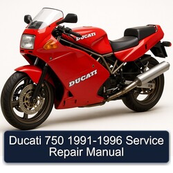 1991-1996 Ducati 750 Service Repair Workshop Manual PDF