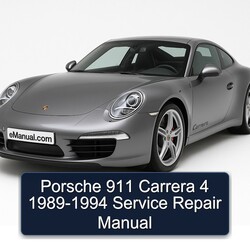 1989-1994 Porsche 911 Carrera 4 Service Repair Workshop Manual PDF