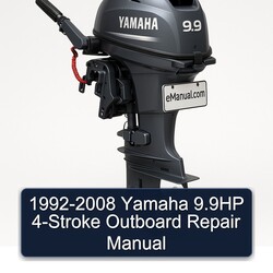 1992-2008 Yamaha 9.9hp 4-stroke Outboard Service Repair Workshop Manual PDF